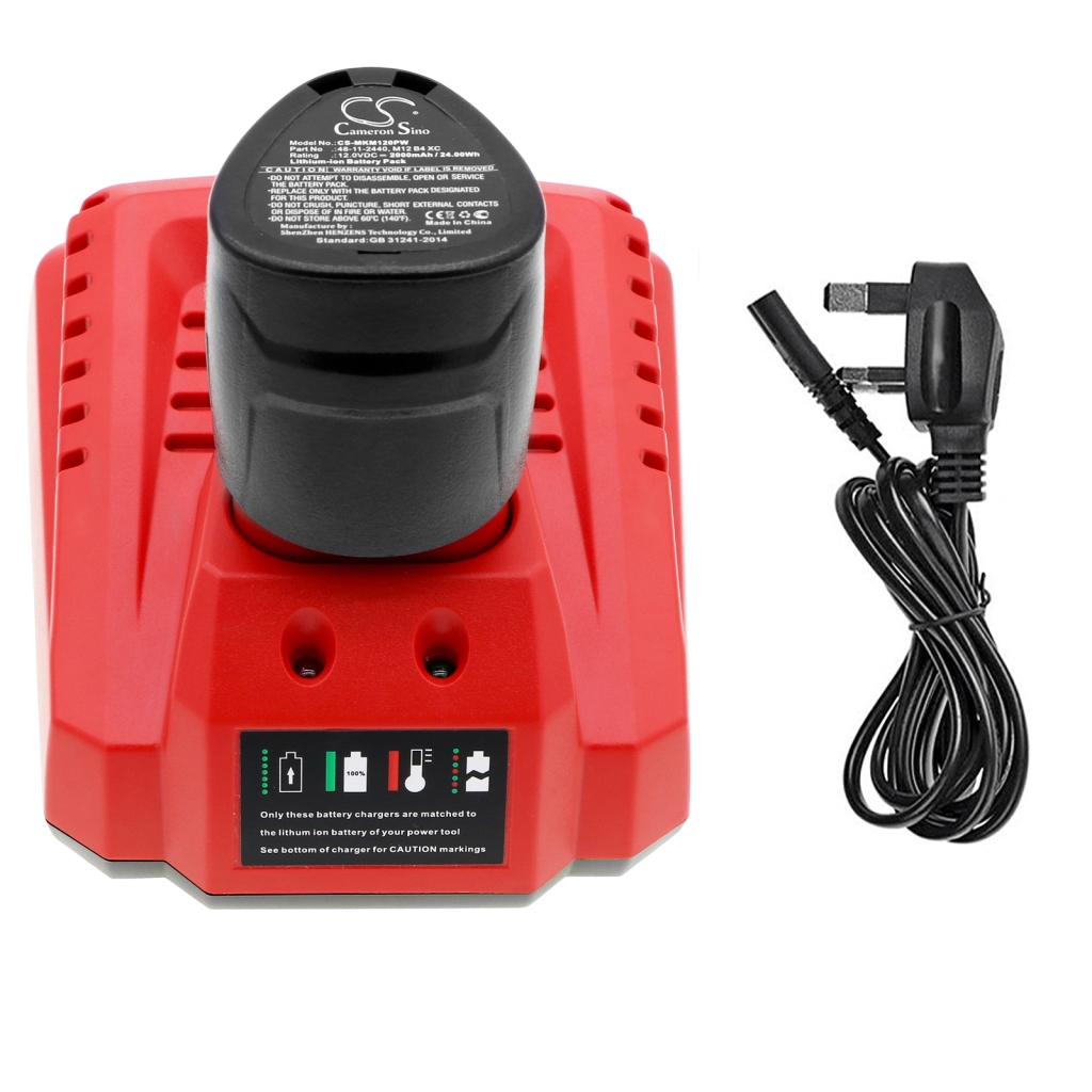 Chargeur pour outils électriques Milwaukee M12 BID-0